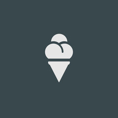 Poster - Cone Ice Cream - Tile Icon