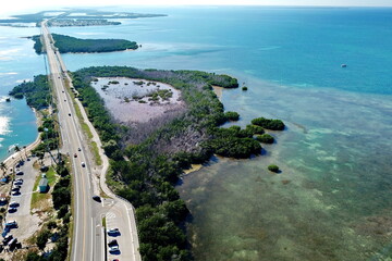 Poster - The road over Florida Keys to Key West