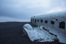 US Navy Douglas Super DC-3 Airplane Crash In S√≥lheimasandur, Iceland