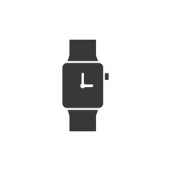 Poster - Smart clock icon isolated on white background. Vector