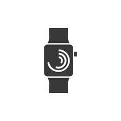 Poster - Smart clock icon isolated on white background. Vector