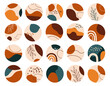 © 210484kate - Set of Highlights cover icons. Round texture and floral icons for social media stories. Abstract backgrounds.
