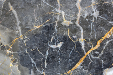 Wall Mural - Gold russia pattern of gray marble pattern texture of design.