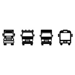 car icon set vector symbol