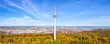 Stuttgart tv tower skyline aerial photo view town architecture travel panorama