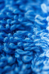 Macrophotography of fabric texture abstract background close up view.