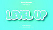 © salwani - Level up text effect. editable font