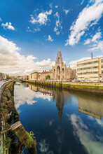 Holy Trinity Church In Cork  On The Father Mathew Quay In Ireland.