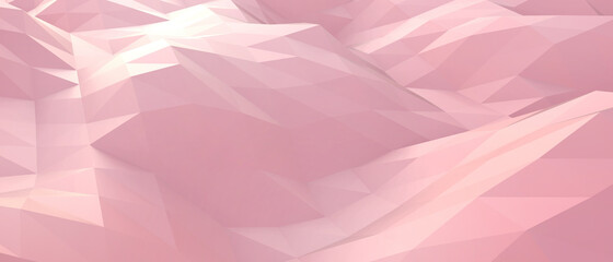 Poster - Happy New year Winter banner background Lowpoly Red and landscape Mountain style digital art with copy space.poster, greeting cards, headers,website  - 3d rendering