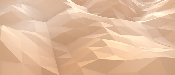 Poster - Happy New year Winter banner background Lowpoly Yellow and landscape Mountain style digital art with copy space.poster, greeting cards, headers,website - 3d rendering