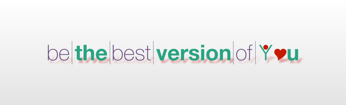 Be the best version of you con sfondo colorato
