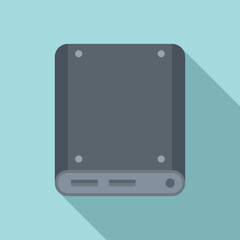 Poster - Storage ssd icon. Flat illustration of storage ssd vector icon for web design
