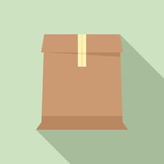 Poster - storage carton box icon. flat illustration of storage carton box vector icon for web design