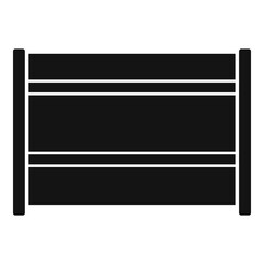 Poster - Storage book drawer icon. Simple illustration of storage book drawer vector icon for web design isolated on white background