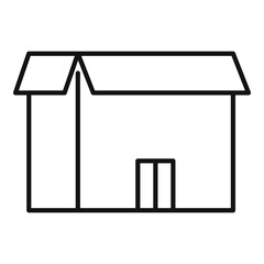 Poster - storage objects box icon. outline storage objects box vector icon for web design isolated on white b