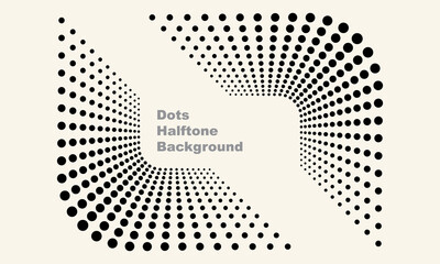 Fototapete - Halftone dotted corner as background or icon for any projects.