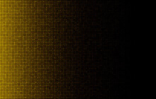 Fluid Design. Halftone Glowing Pattern. Gold Glitter Wallpaper.