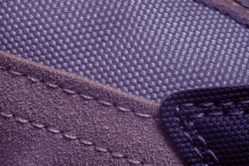 Aufkleber - Close up beautiful textile cloth background texture. Macro photography background material view.