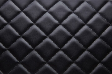  Leather grid black rhombus texture background for decor 