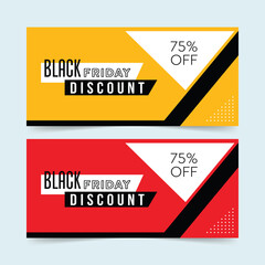 Wall Mural - sale banner template. black friday sale label. vector ad illustration. promotional marketing discoun