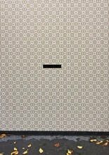 Mailbox In Pattern Wall