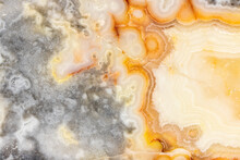 Macrophotograph Of The Detail Of An Australian Crazy Lace Agate