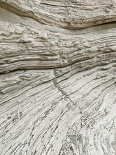 White Quartzose Granitic Rock Layers