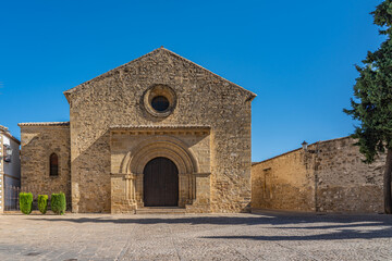 Wall Mural - The Church of the Holy Cross, Baeza. Renaissance city in the province of Jaen. World heritage site by Unesco. Andalusia, Spain