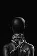 © PixlMakr - Female afro american slave with heavy chain around her neck