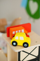 Wall Mural - Small car toys on a table