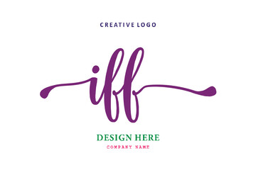 IFF lettering logo is simple, easy to understand and authoritative