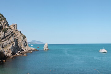 boat on the sea