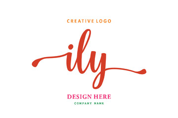 ILY lettering logo is simple, easy to understand and authoritative