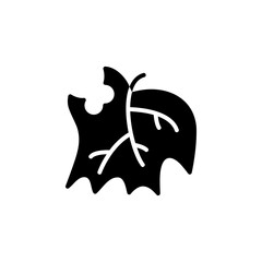 Poster - broken nature icon. nature icon design. perfect for logo, presentation, book, application, background and more product. icon design solid style