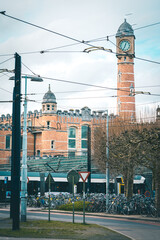 Sticker - Vertical shot of a Ghent city in Belgium