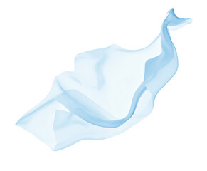 blue cloth fabric textile wind silk wave background fashion satin motion drapery scarf flying chiffon veil