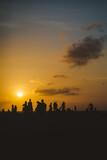 Fototapeta Konie - Sunset Silhouettes 