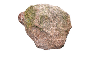 Aufkleber - natural stone isolated on white background