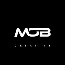 MOB Letter Initial Logo Design Template Vector Illustration	
