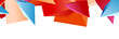 © antishock - Triangle mosaic abstract background, 3d triangular low poly shapes. Geometric vector illustration for covers, banners, flyers and posters and other