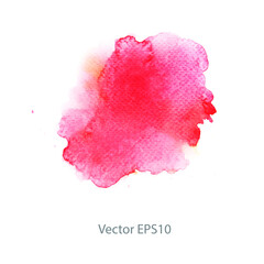 Sticker - colorful watercolor background. vector background