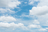 Fototapeta Na sufit - Blue sky with white clouds background