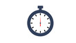  stopwatch con. Stopwatch icon in flat style,