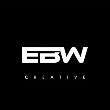 EBW Letter Initial Logo Design Template Vector Illustration	
