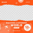 © BIG - Travel tours social media banner Premium template