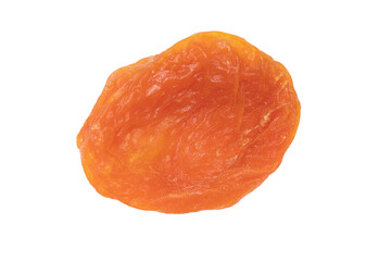 Poster - orange dried apricot isolated on white background