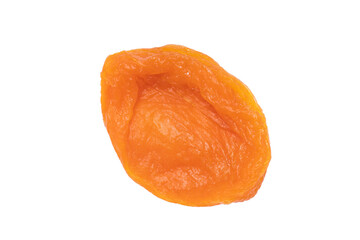 Poster - orange dried apricot isolated on white background