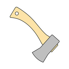 Sticker - Icon Of Camping Axe