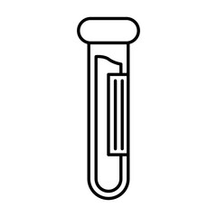 Sticker - tube test line style icon