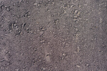 Surface Grunge Rough Of Asphalt, Tarmac Grey Grainy Road, Texture Background, Top View